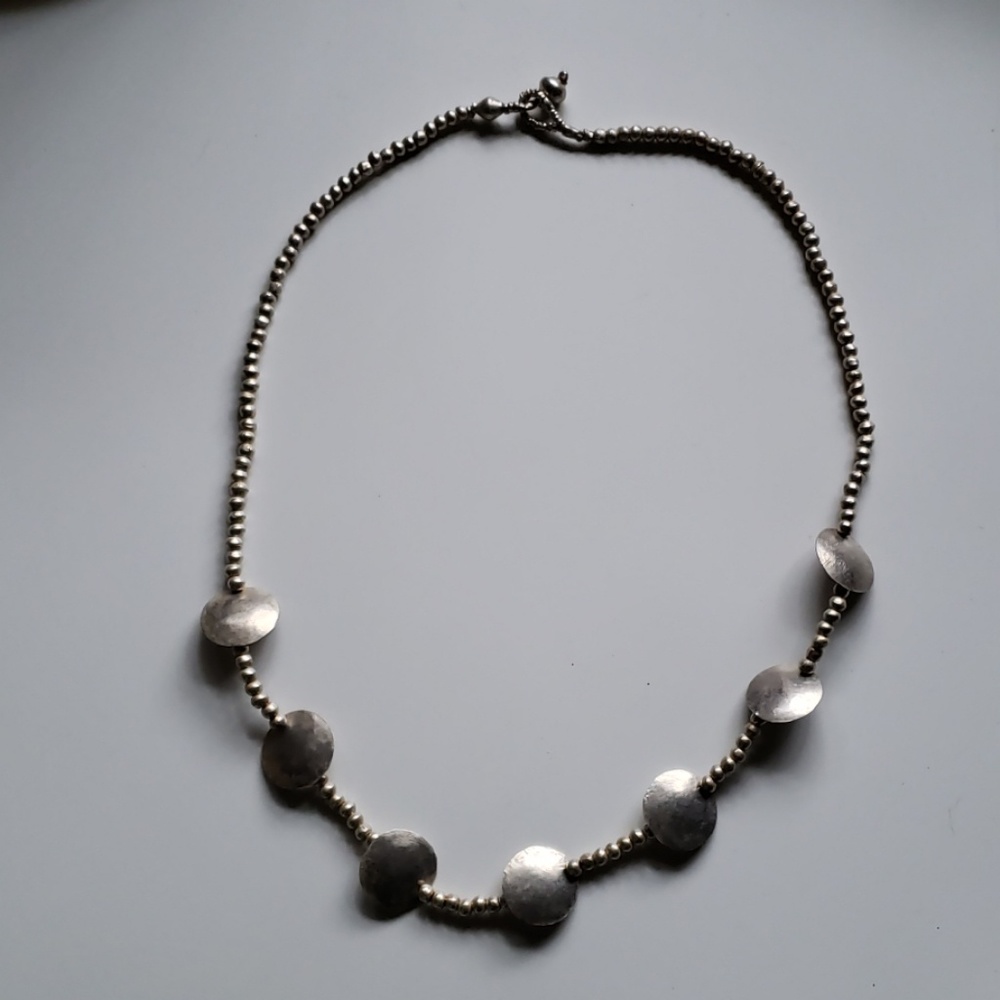 Noonday Collection Discs and Pearls Necklace
